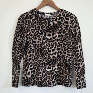 Böhme Leopard Print Long Sleeve Sweater Women’s